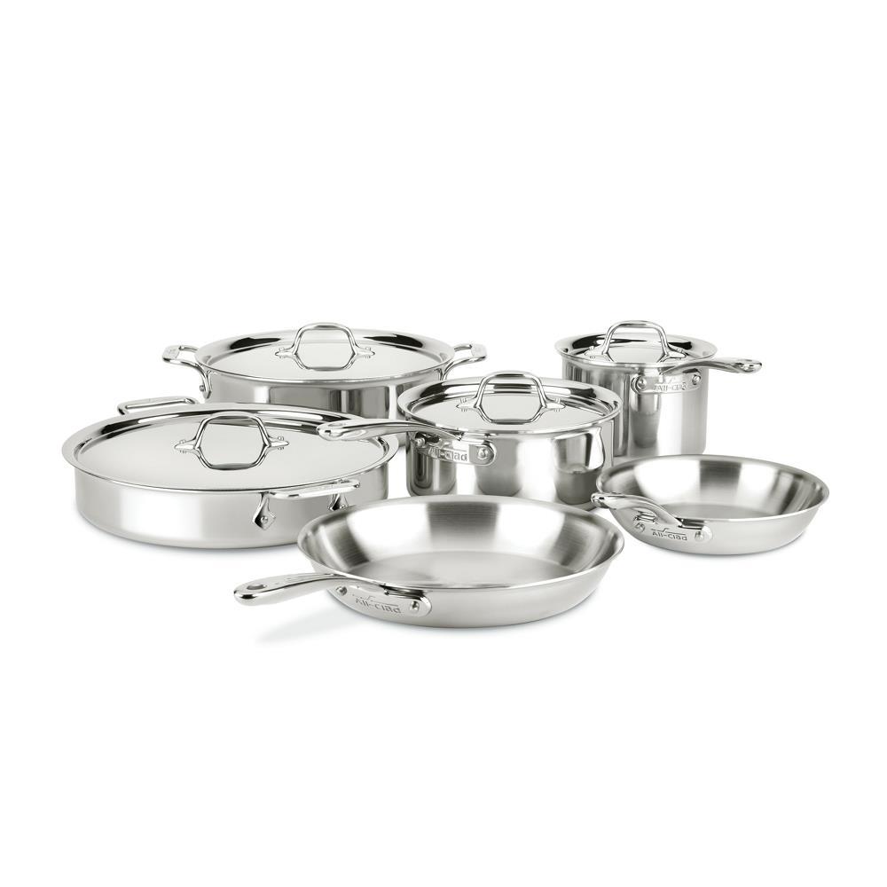 All-Clad d3 Compact 10-Piece Cookware Set