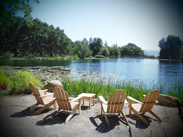 water, body of water, furniture, outdoor furniture, bank, watercourse