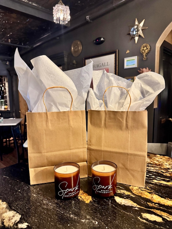 serveware, paper bag, barware