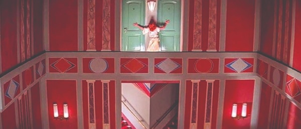 red, symmetry, column