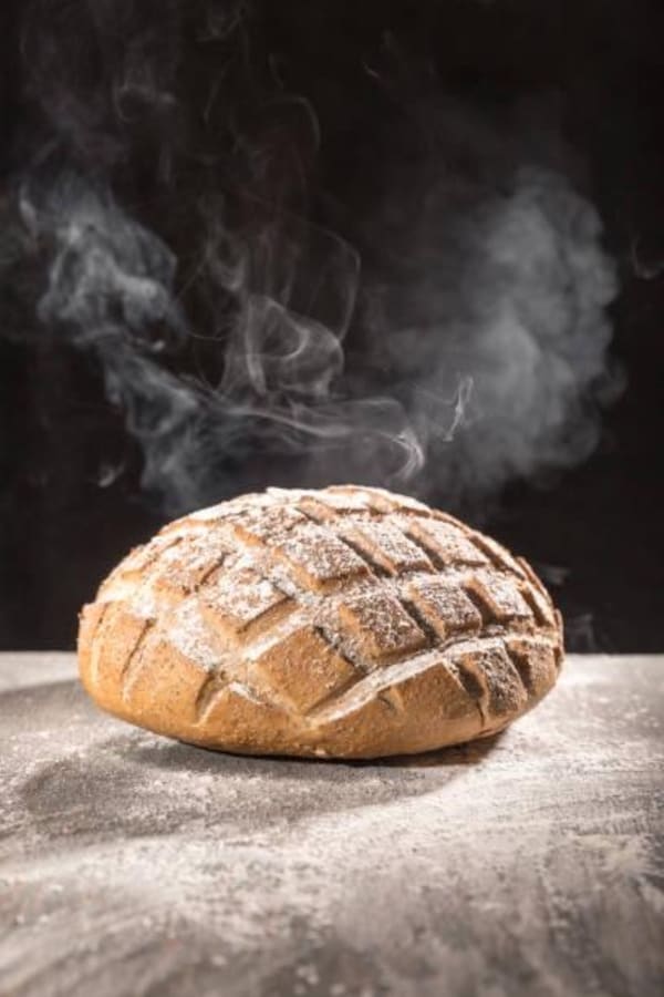 food, bread, baking, ingredient, sourdough, damper