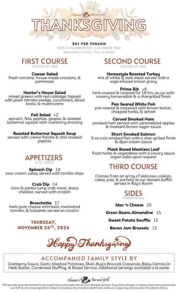font, restaurant menu