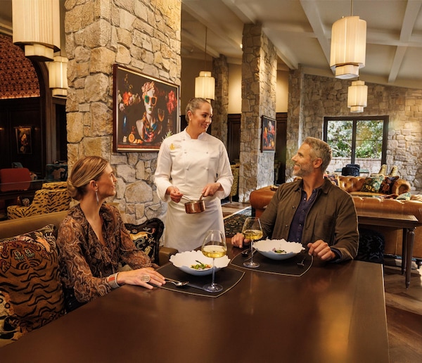 lighting, furniture, restaurant, light fixture, food, chair