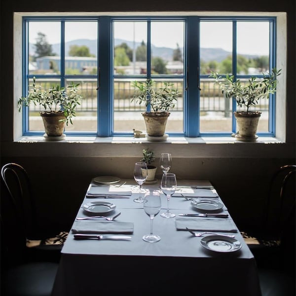 restaurant, table, room, window, glass, furniture