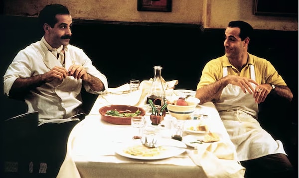 table, food, tableware, human, plate, sharing