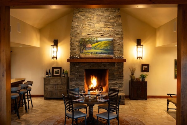furniture, hearth, wall, flooring, wood, living room