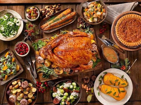 food, tableware, ingredient, roast goose, turkey meat, produce
