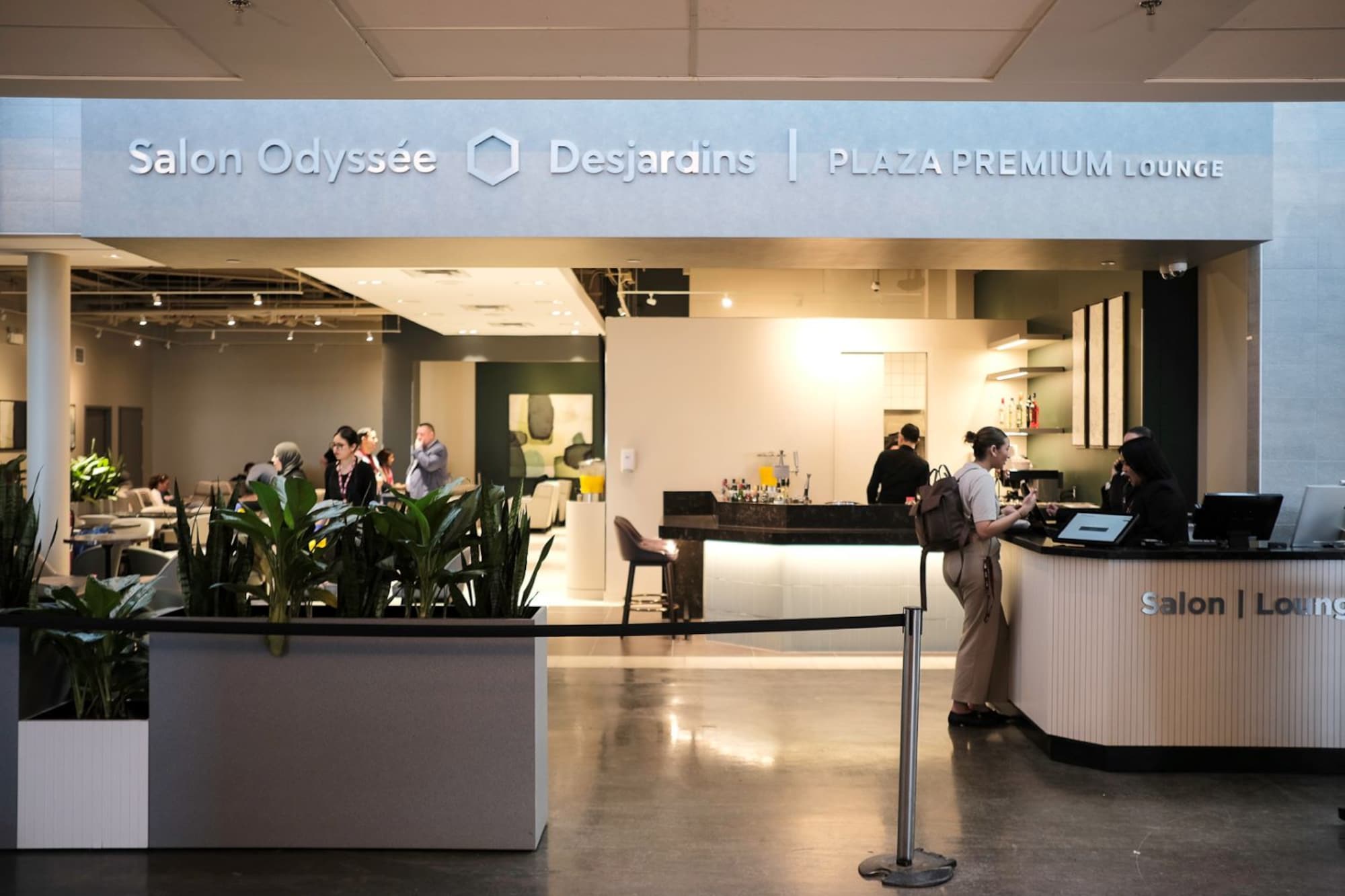 #1 of 2 slides of Desjardins Odyssey Lounge