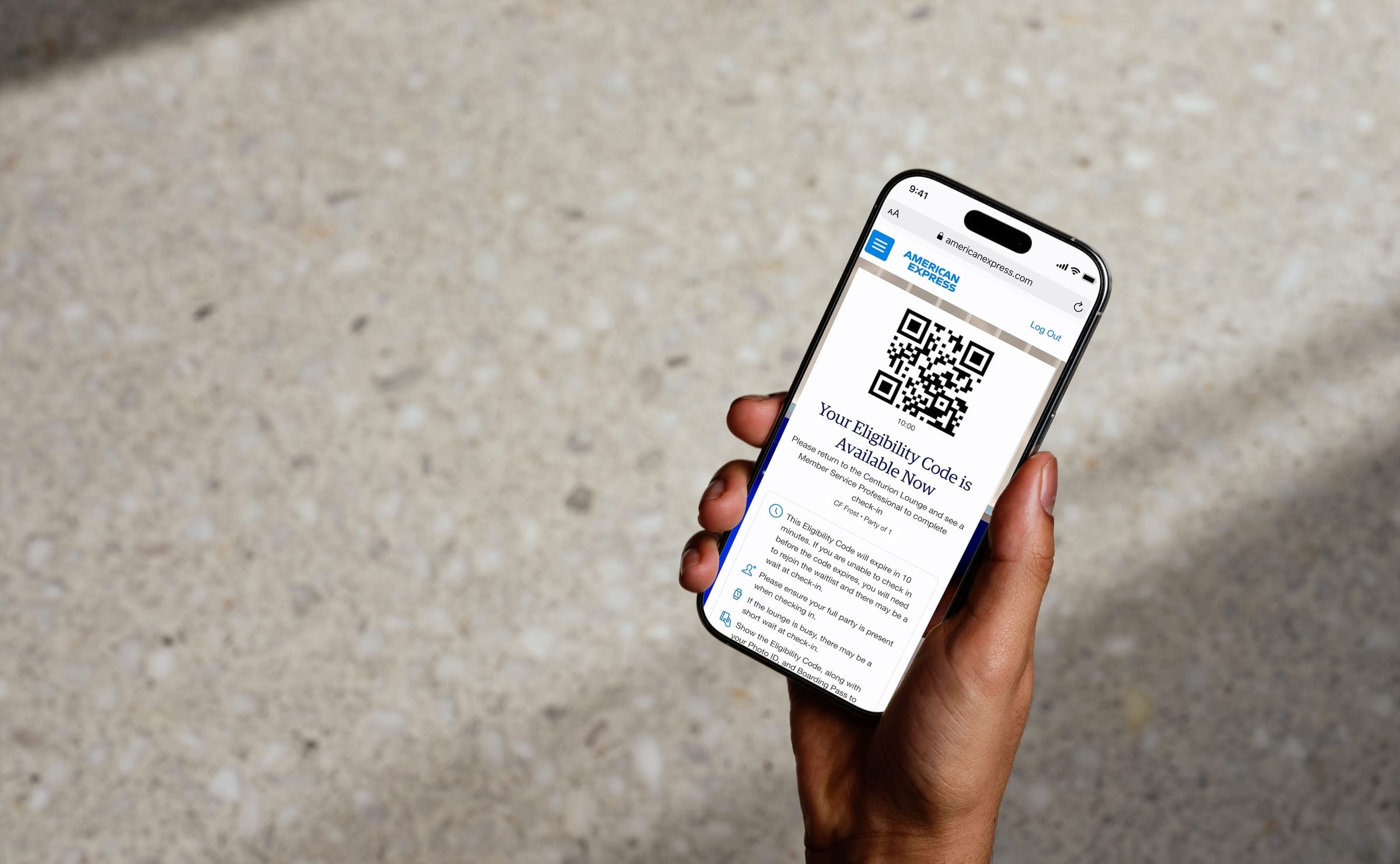 Mobile check-in