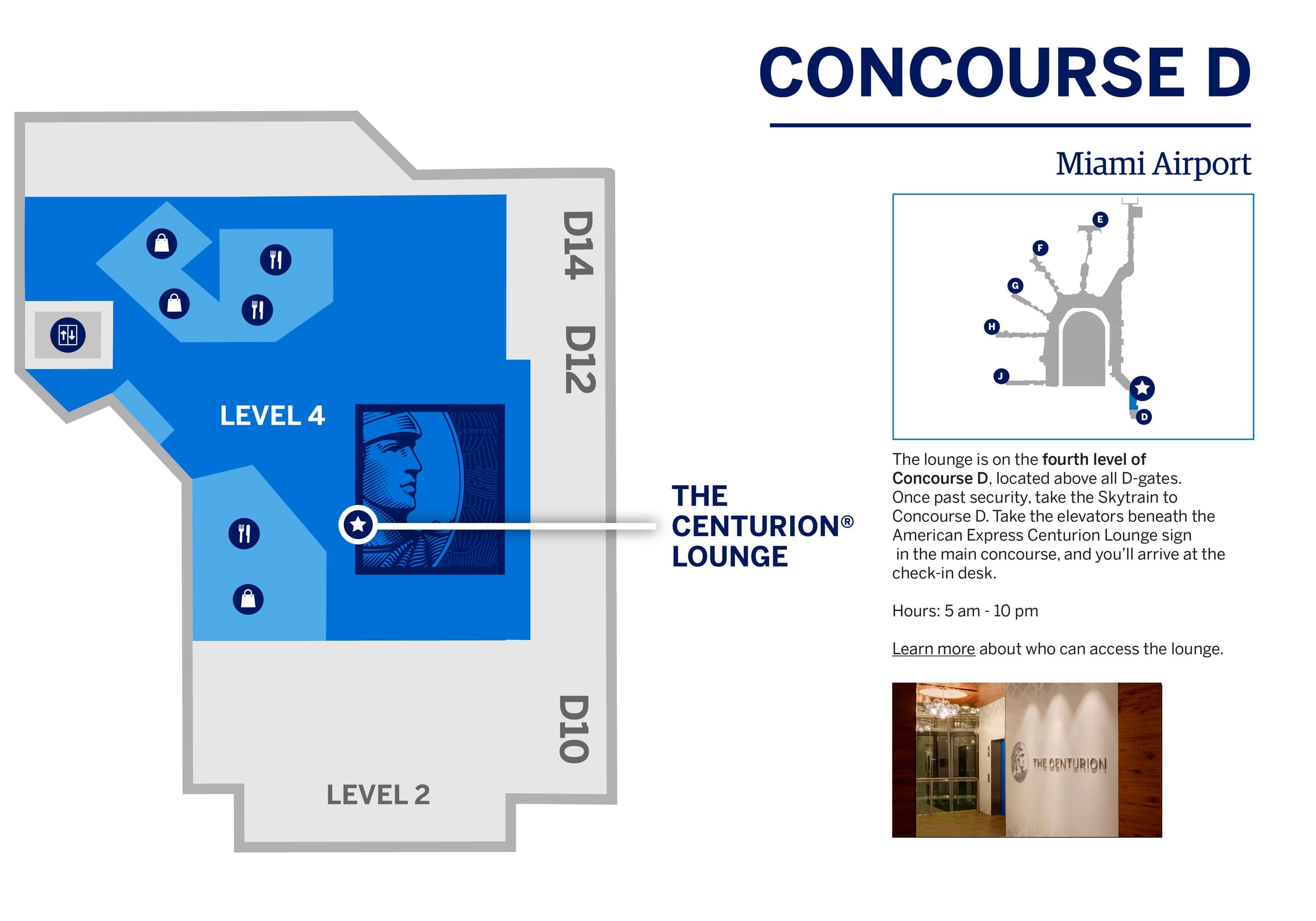 Amex Centurion Louge - MIA International Airport